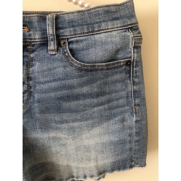 JCrew Womens Size 26 Denim Shorts Raw Hem Stretch - Picture 3 of 5
